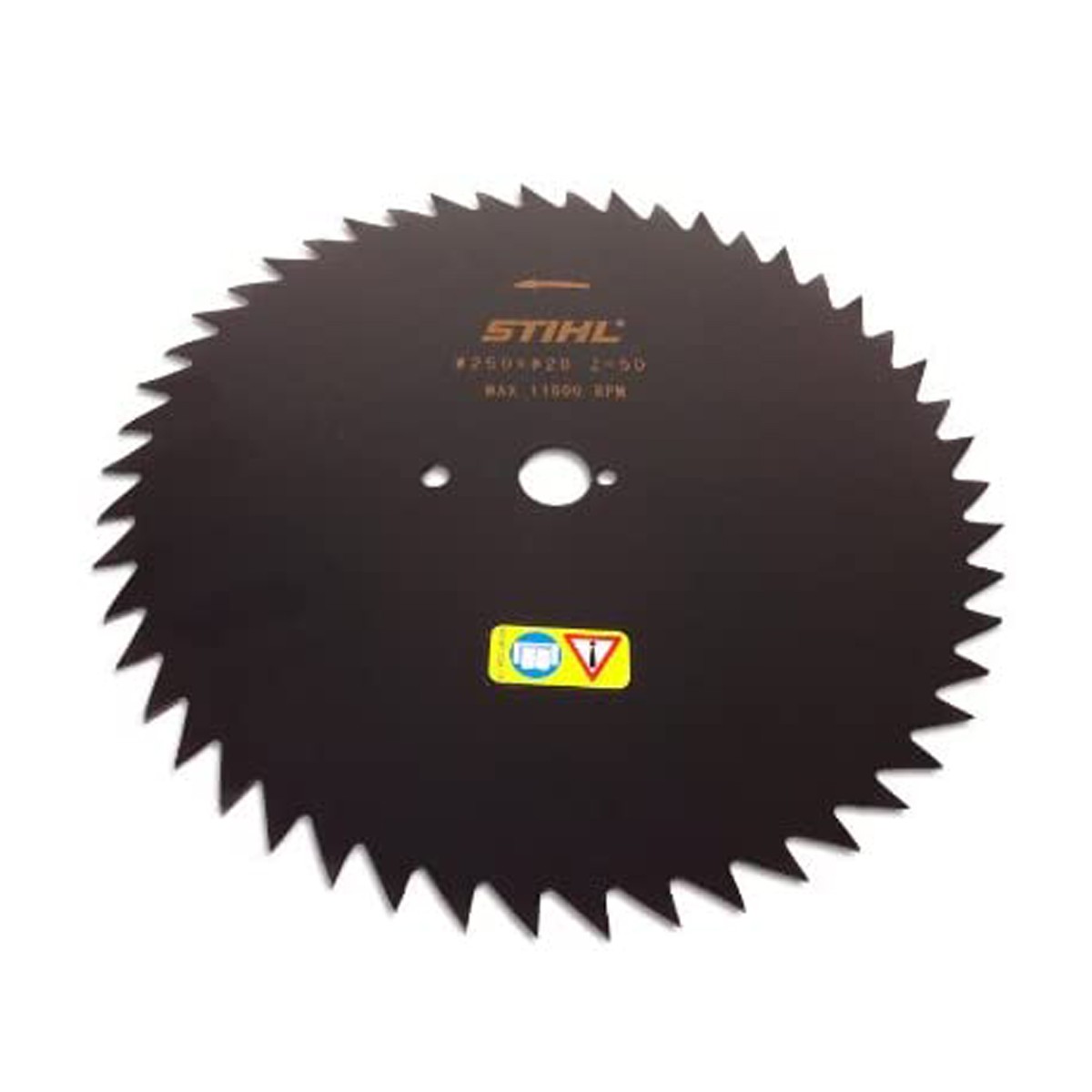 Krūmų pjovimo diskas STIHL su smailiais dantimis (250 mm, 50 Z)